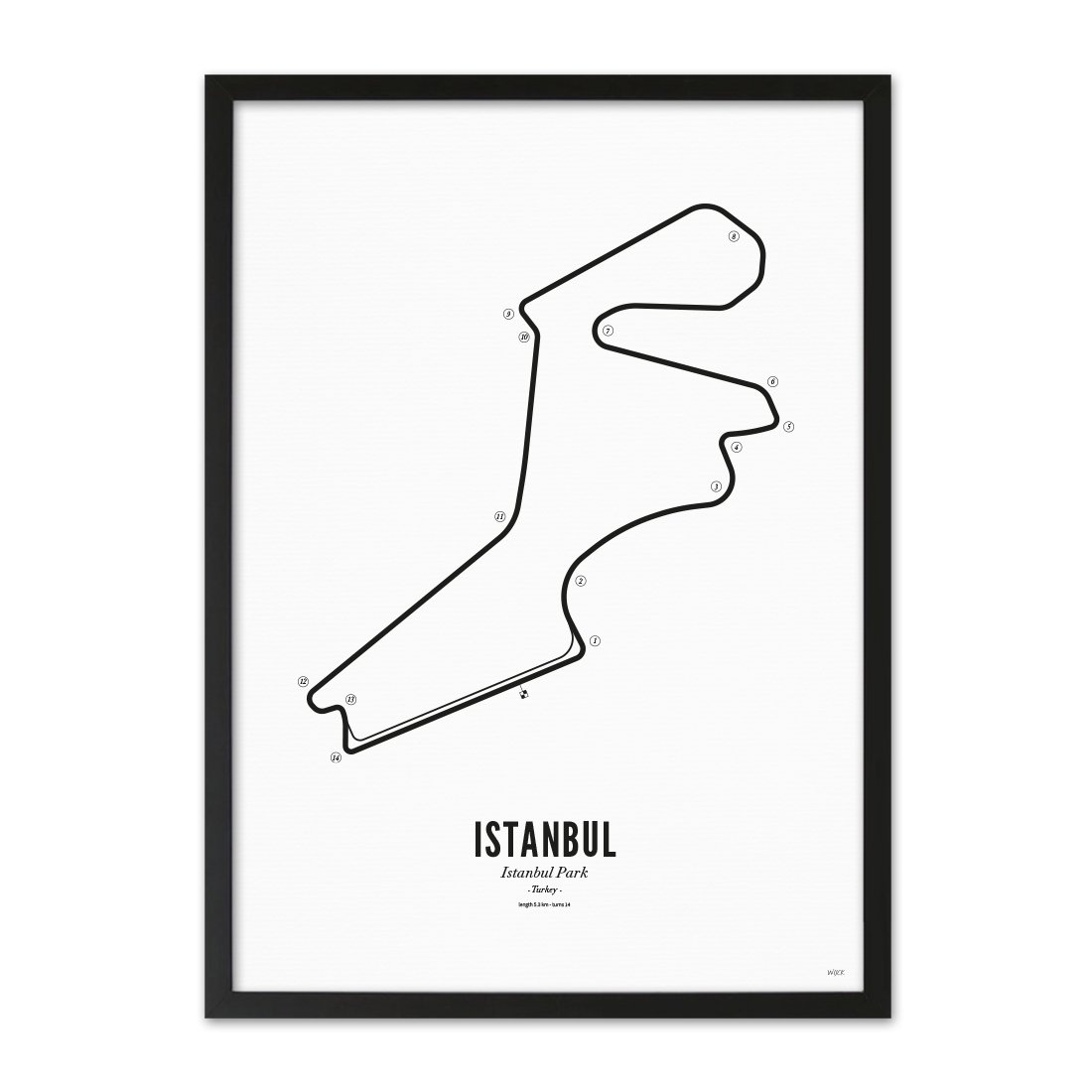 Affiches de Istanbul - White Edition | WIJCK.